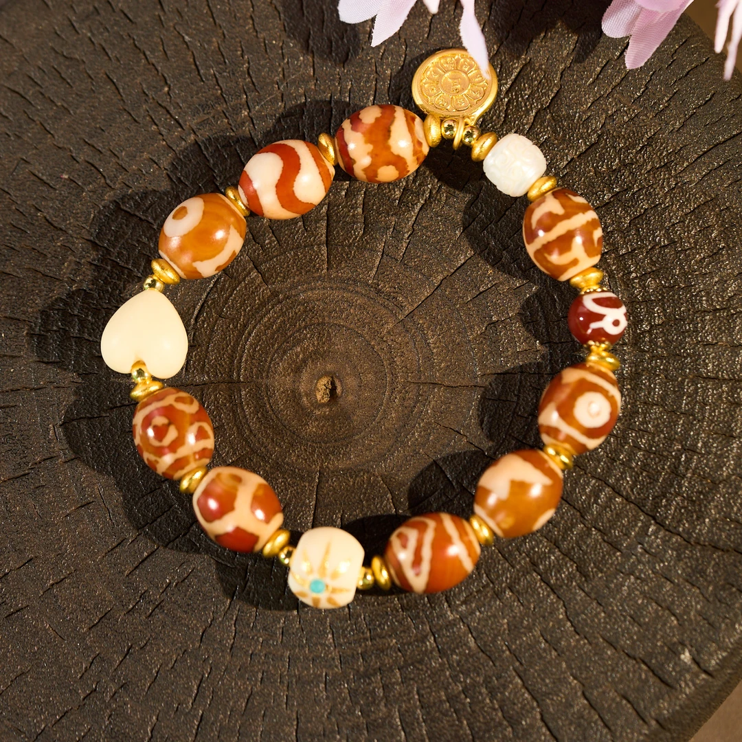 （一芳）橘料达洛阵阵多宝手串 D3SOZ 多样性发一