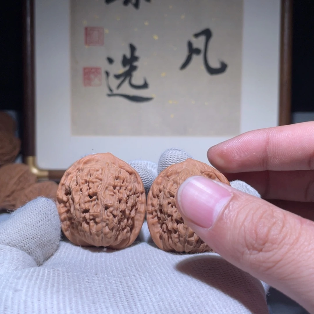 吊坠文玩核桃莲花