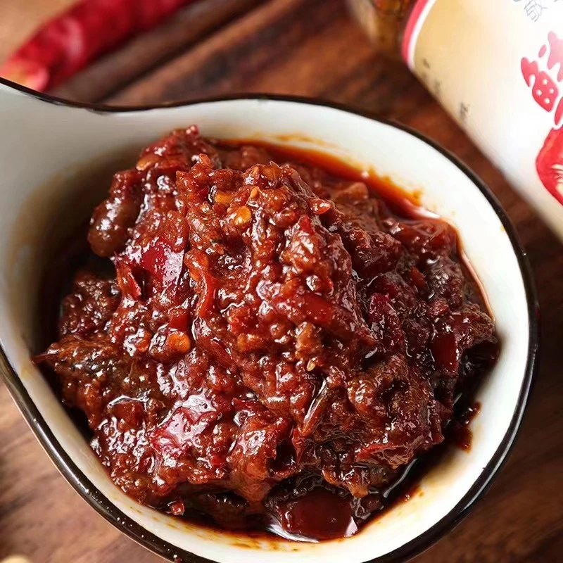 小妮家 八爪鱼肉酱 海鲜肉酱 开罐即食 香辣下饭160克/罐 发6罐