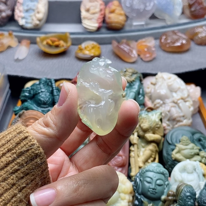 【闪购商品】未镶嵌吊坠定制玛瑙