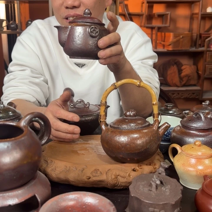 紫砂柴烧新款宝瓶