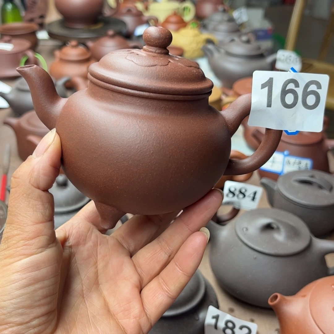 紫砂茶壶特优紫泥240cc