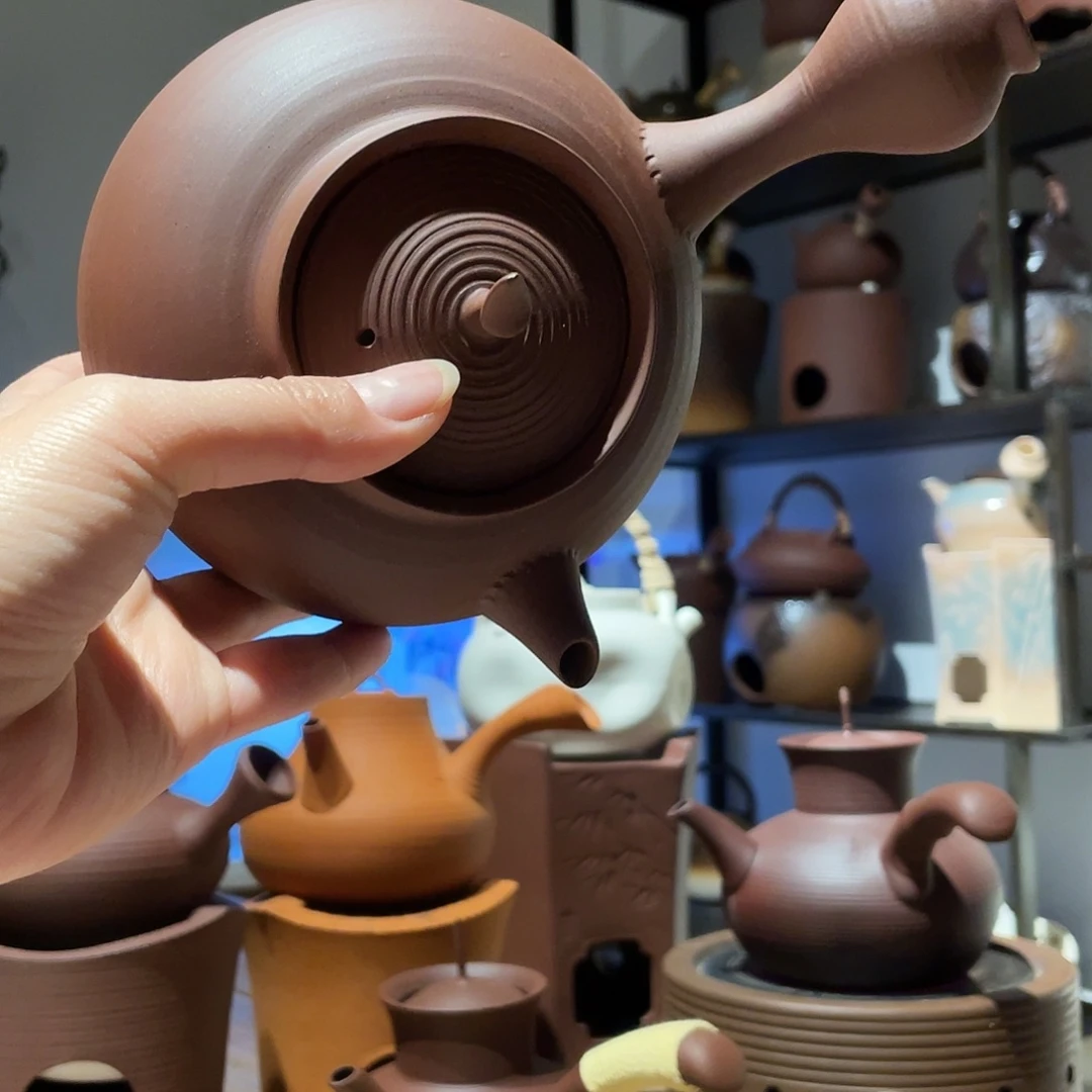 雅***哈680ml原矿紫泥砂铫微微瑕