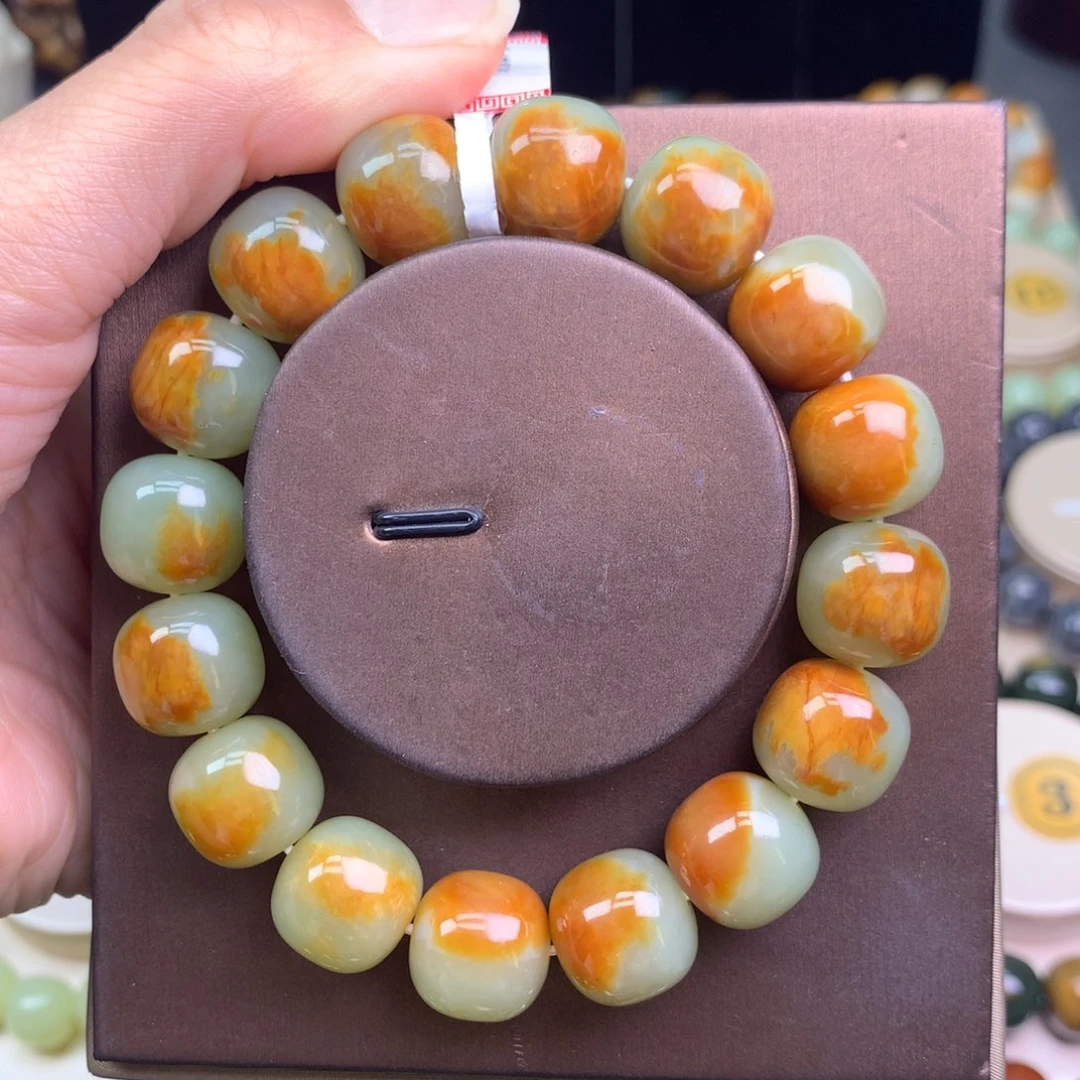 '***❻和田玉未镶嵌手链