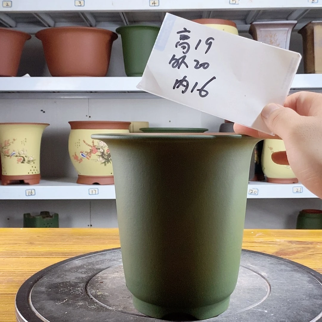 紫砂花盆紫砂兰花盆26