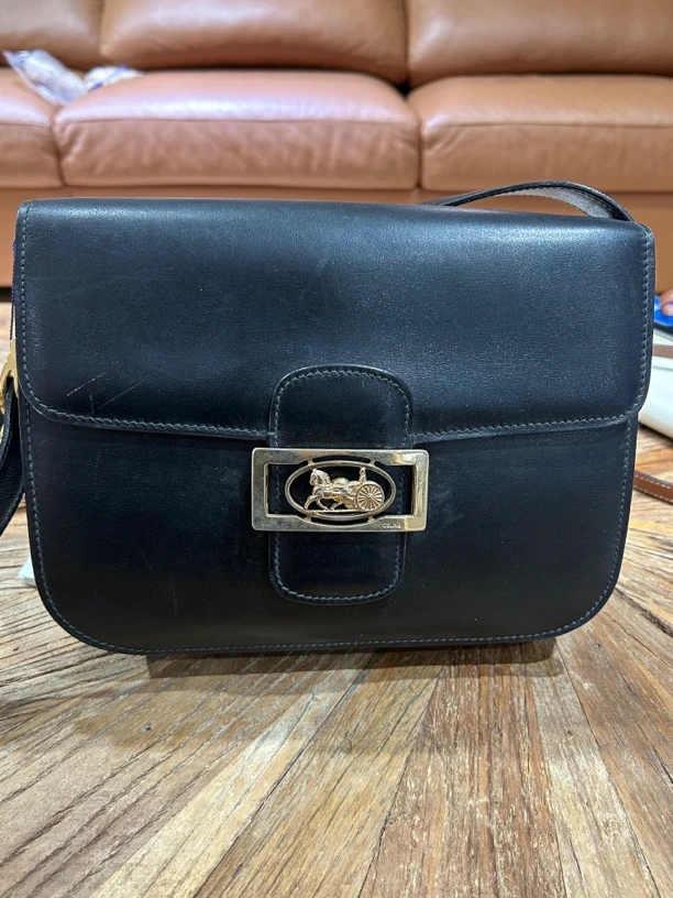 95新 Celine/思琳 马车夫斜挎包15018