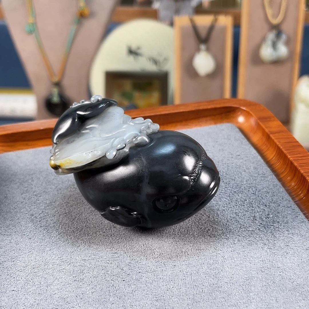 和田玉未镶嵌摆件