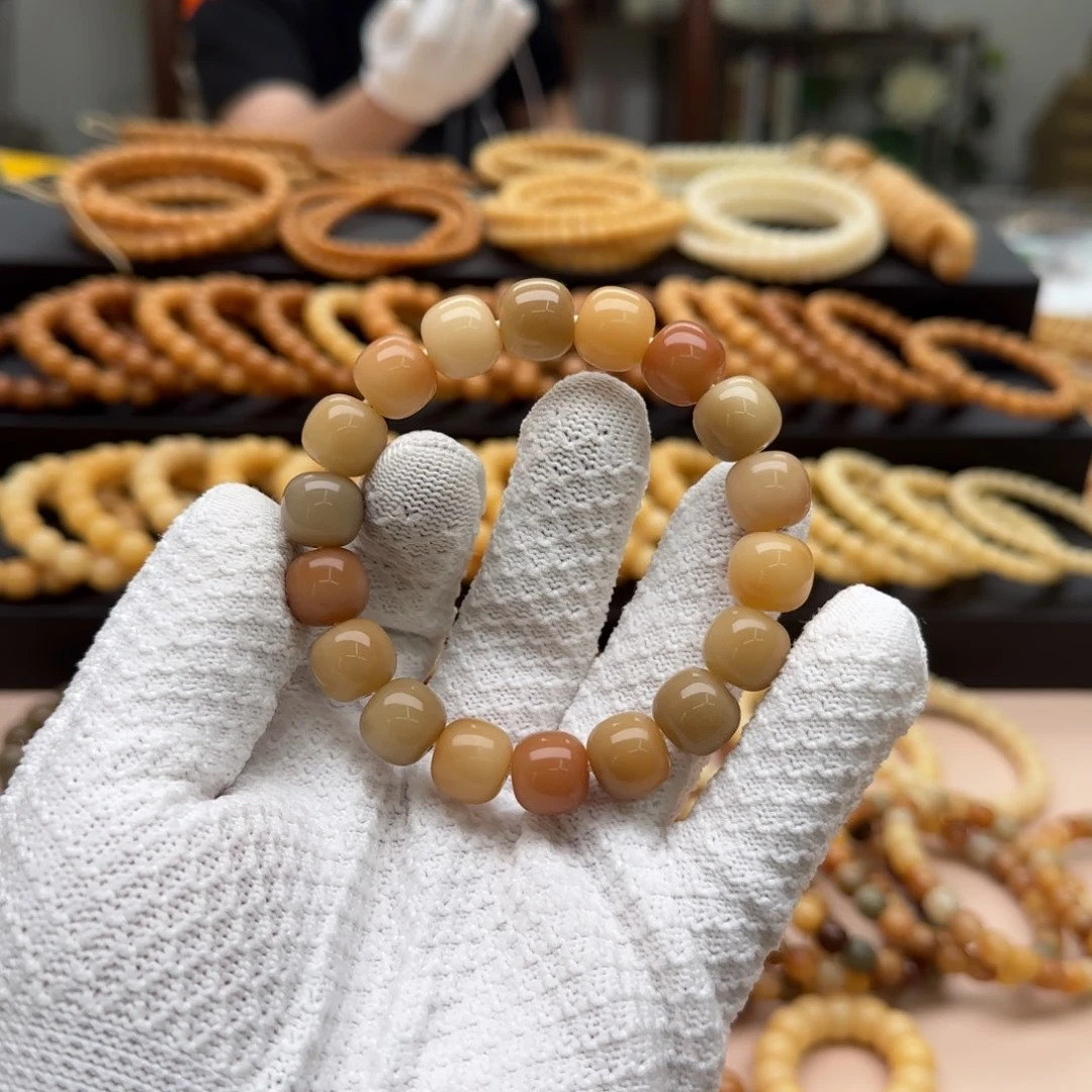 【闪购商品】菩提根/象牙果手串12×13 5年 鬼工