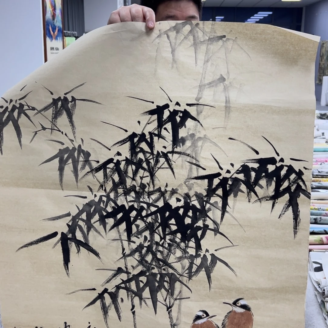 国画卖字画的小老板