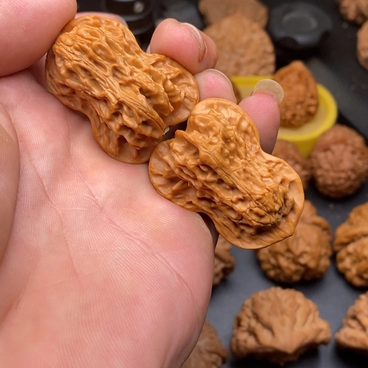 M***明把件桃核比翼双飞1234