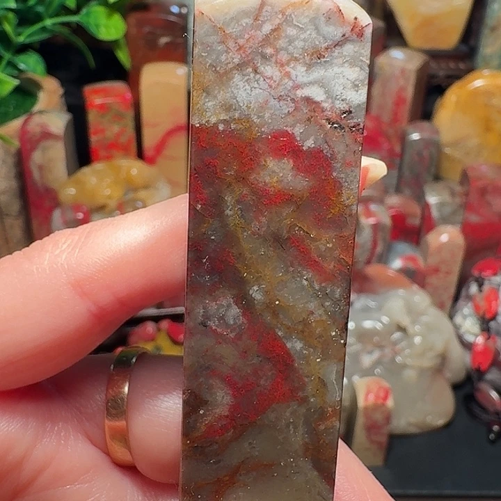 昌化鸡血石渝**客昌化鸡血石