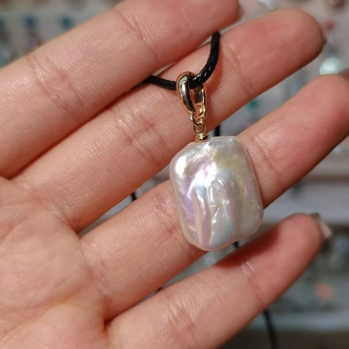 淡水珍珠吊坠(不含链)未镶嵌