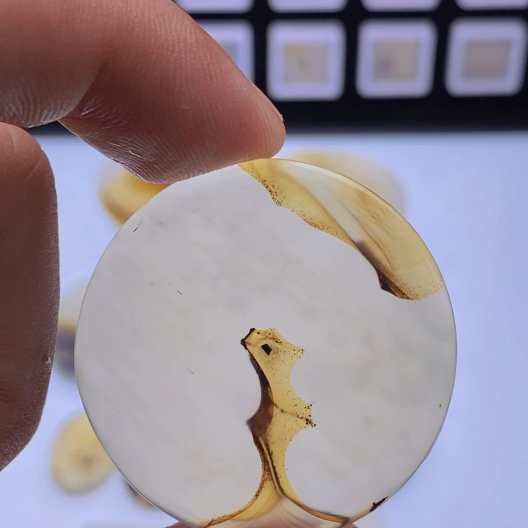 玛瑙/玉髓未镶嵌吊坠(不含链)612