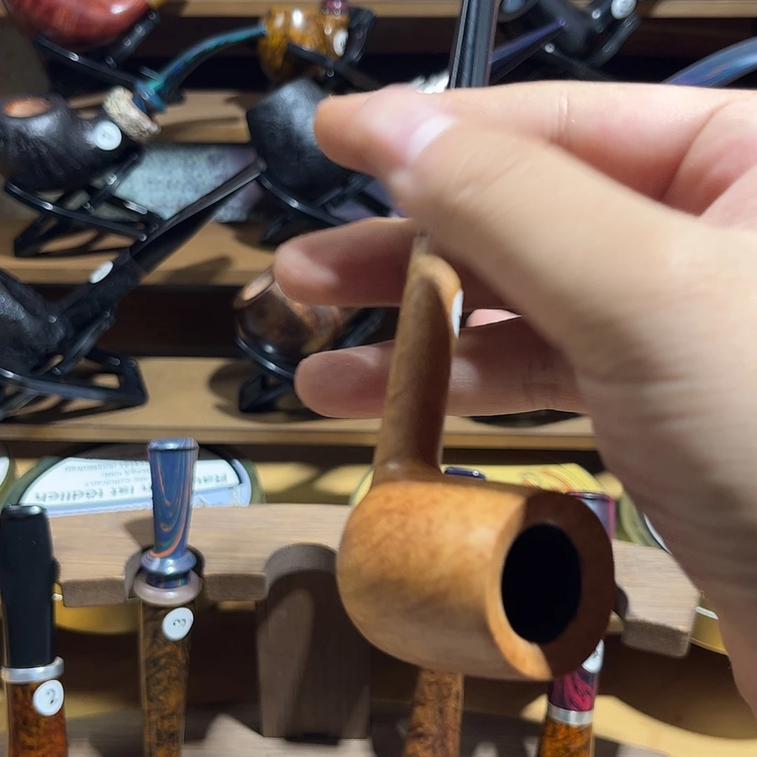 石楠木铅笔杆撞球烟斗