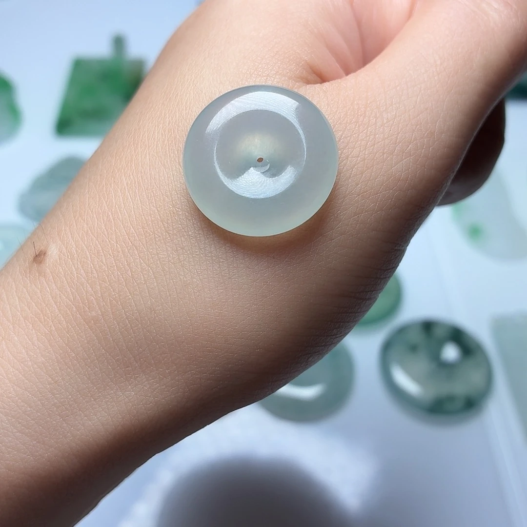 翡翠未镶嵌颈饰缅甸天然A货翡翠20.8-6.2