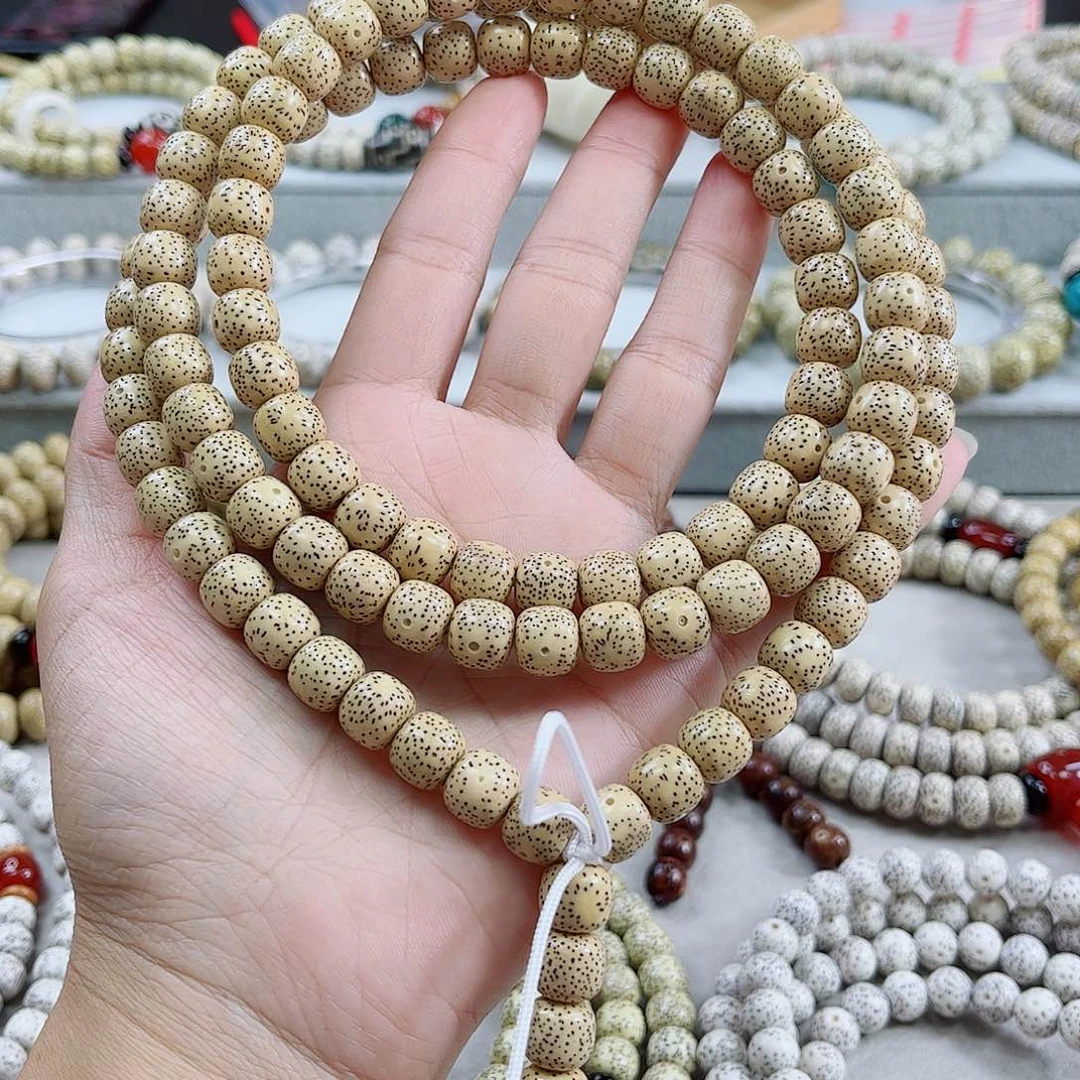 星月菩提吊坠马***潮星月菩提手串佛珠