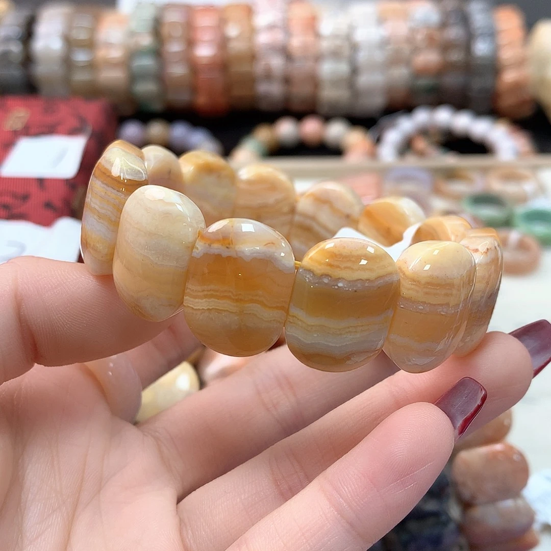 硅化珊瑚（珊瑚玉）手链未镶嵌米*?125