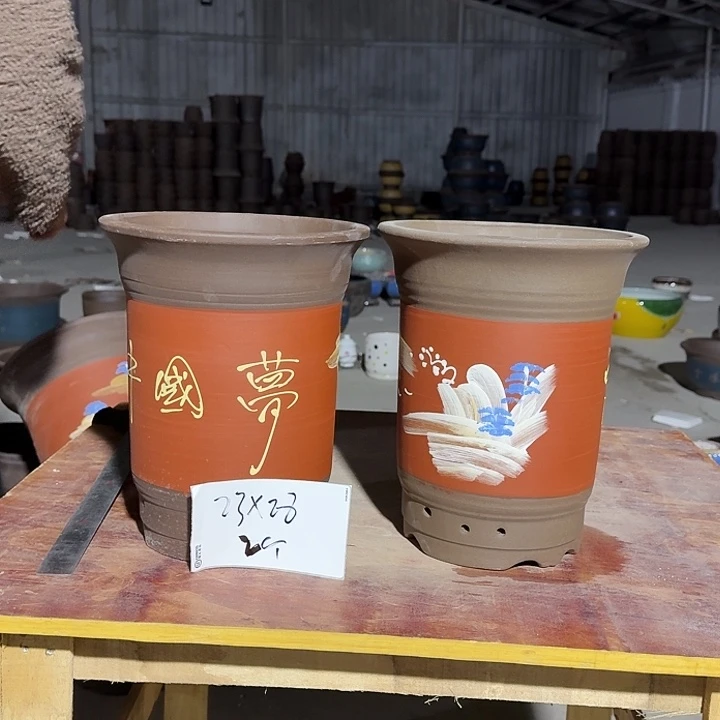 紫砂花盆手工制作15