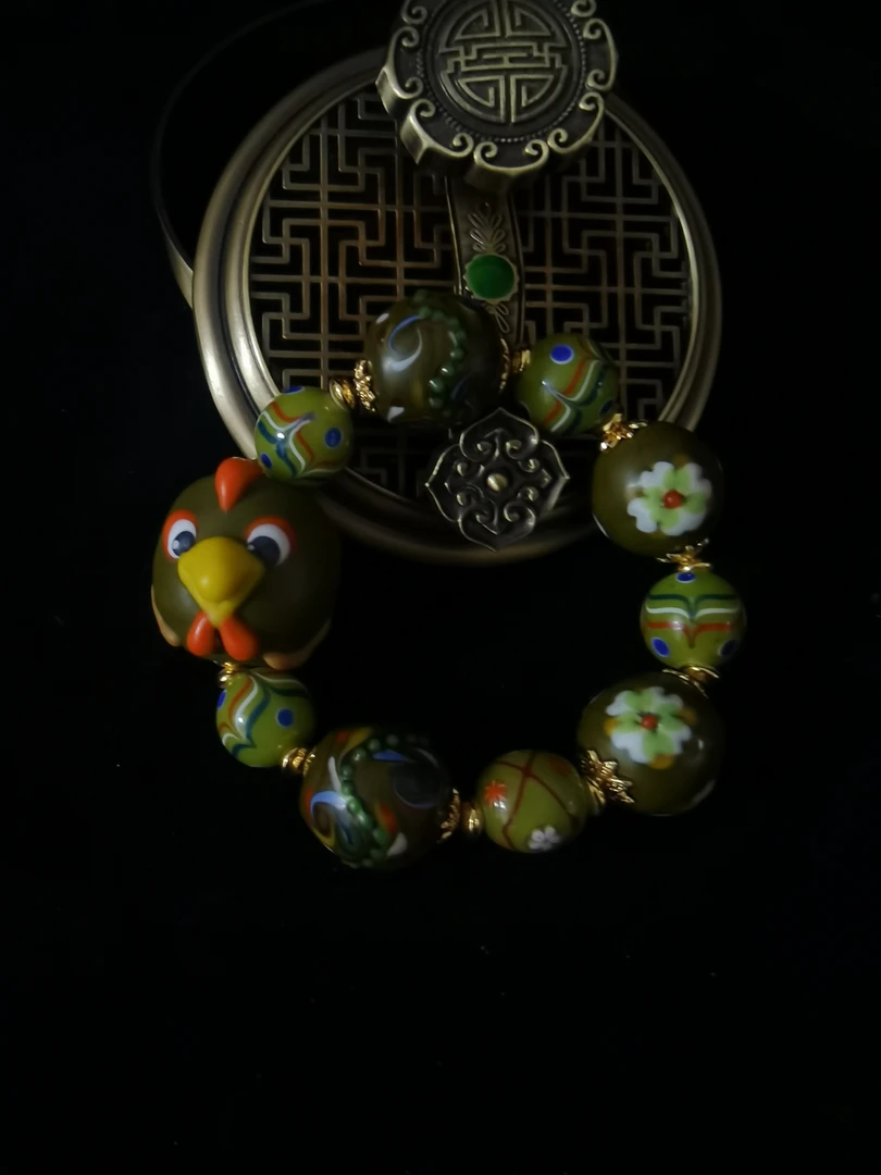 铜合金琉璃手链 17713复古琉璃手链