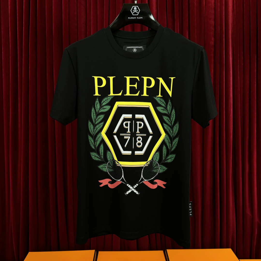 PLIPHPP PLEPN正品PLEPN和平网球拍橄榄叶高端短袖t恤男圆领1750