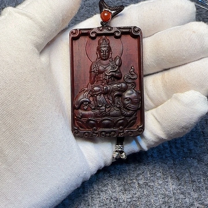 臻***阁檀香紫檀（小叶紫檀）全陈化老料把件