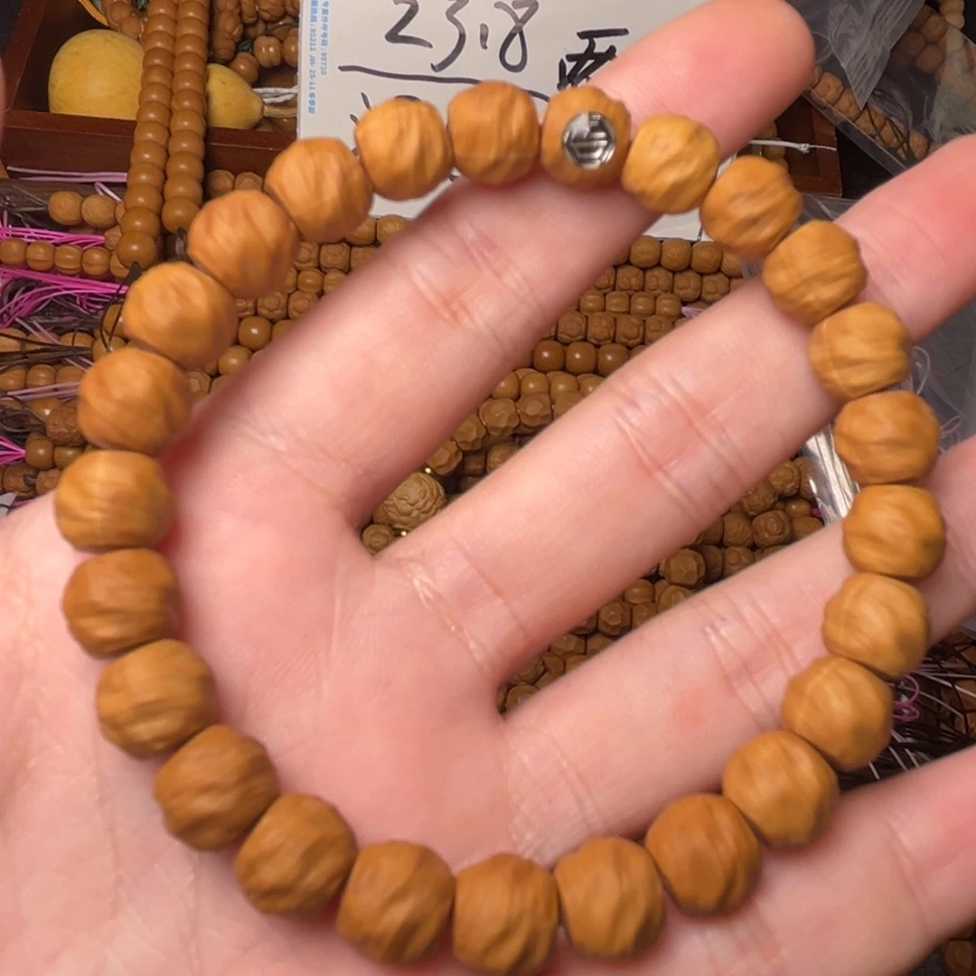 猴头核桃手串鬼印金标