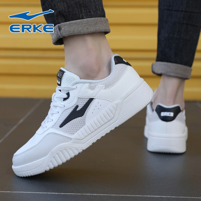 鸿星尔克男款运动鞋休闲小白鞋2025新款秋季男子百搭轻便板鞋男鞋