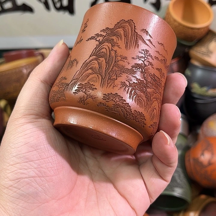 茶杯紫砂全手工紫砂主人杯
