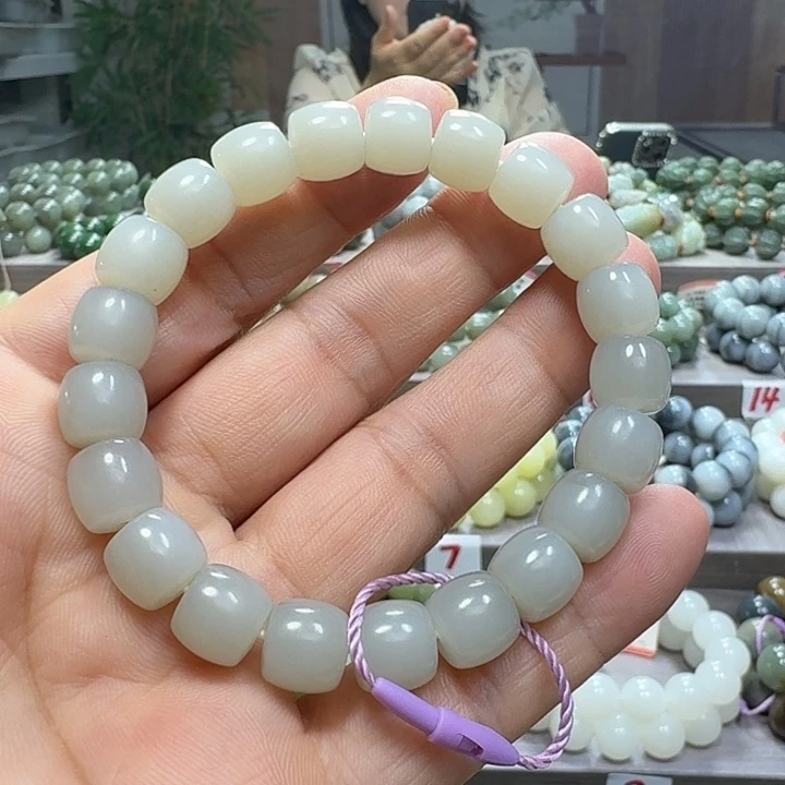 手链未镶嵌和田玉新疆且末料直切卡10