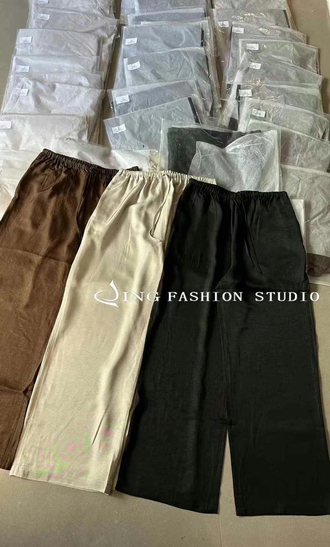 晶JING醋酸显瘦洋气抖抖裤