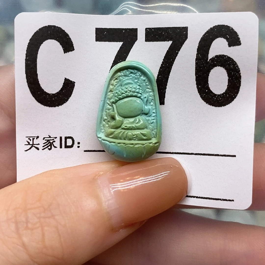 未镶嵌绿松石绿松石配饰定制