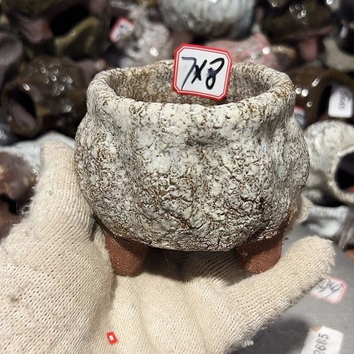 粗陶花盆制作就这样的