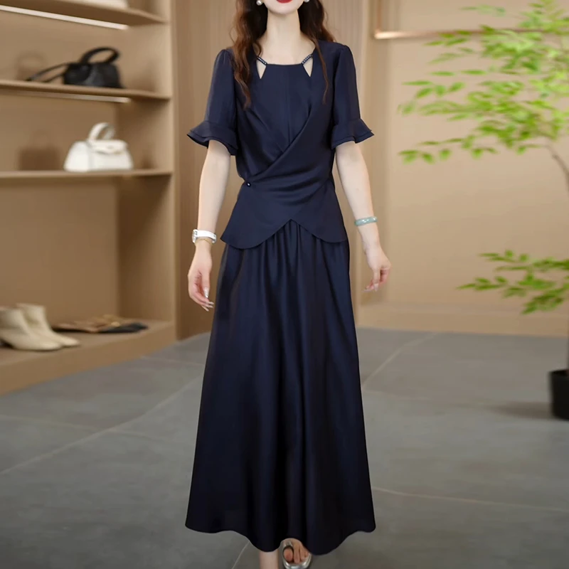 2025年夏季新款民族风大码女装夏季套装女2025新款时髦洋气质高端