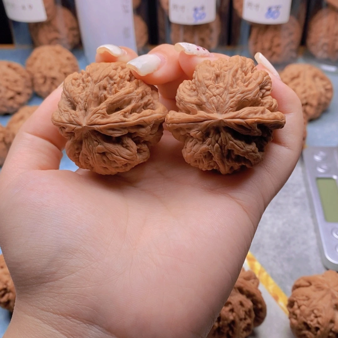 豆***宝文玩核桃吊坠粗筋精品对44