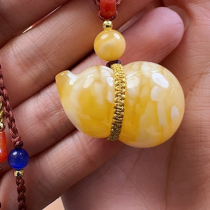 未镶嵌颈饰蜜蜡蜜蜡