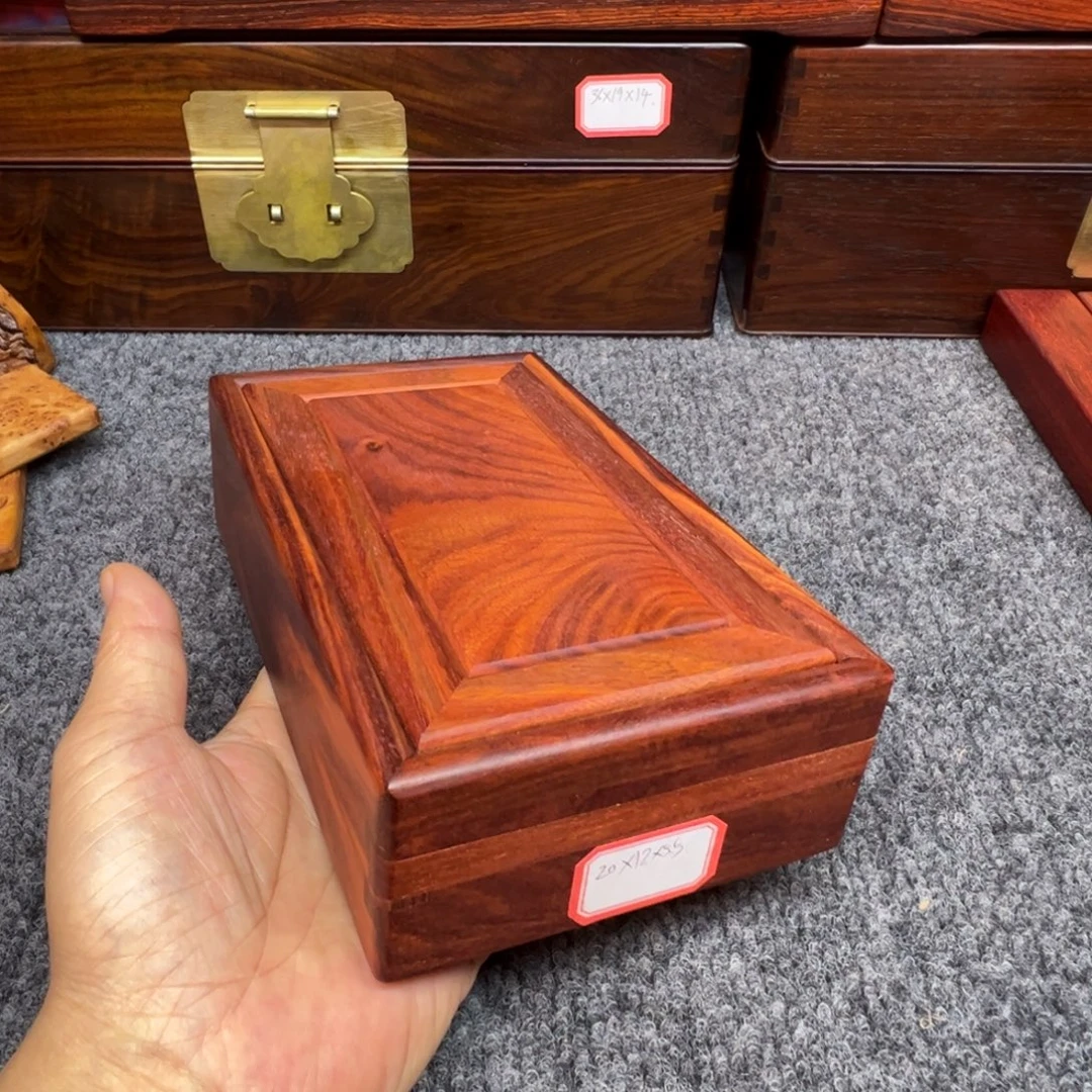木紫檀抽拉盒首饰盒尺寸20×12×5.5