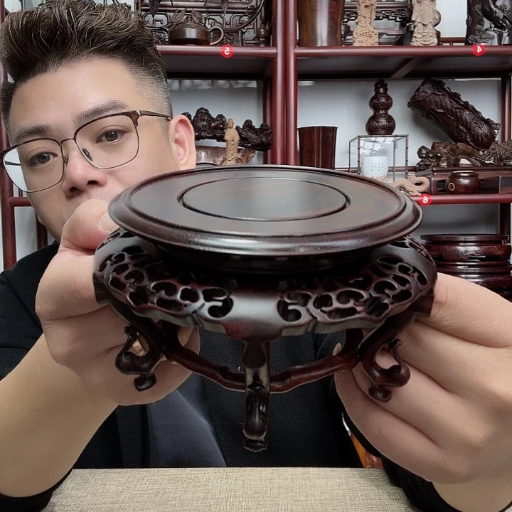 微凹黄檀工艺品底座