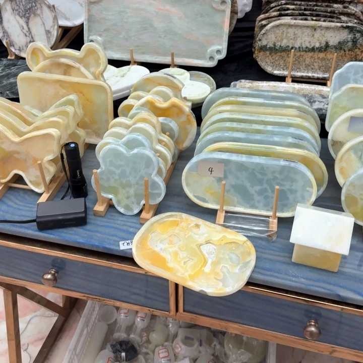 石材沙漠绿洲托盘