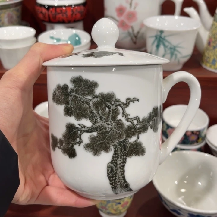 陶瓷醴陵釉下420毫升高温瓷