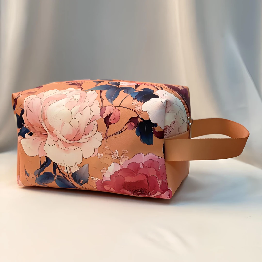 牡丹花开大容量花朵女便携式洗漱用品收纳盒袋旅行超火洗漱包
