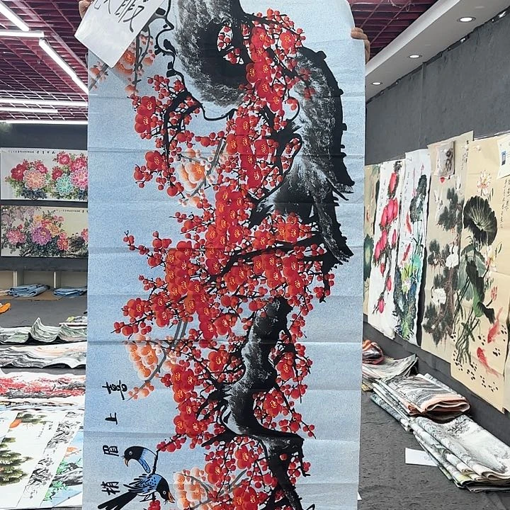 国画无毛和被绒毛或被绒毛