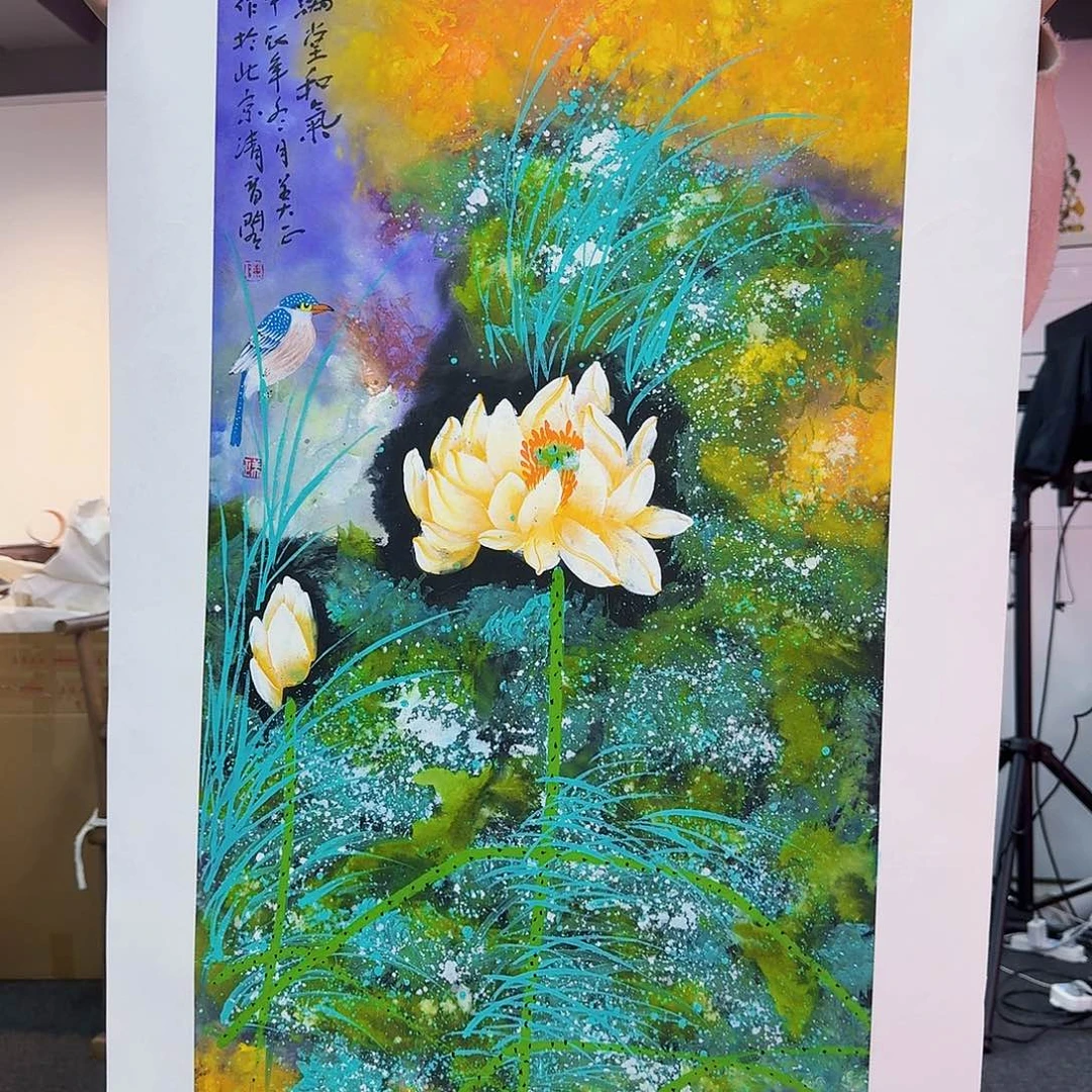 国画多次参加国内外大型画展