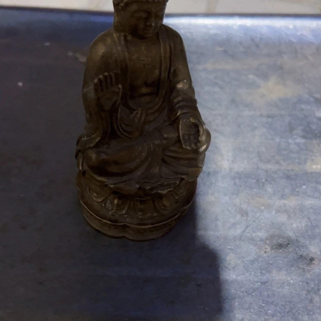 请****上黄铜摆件工艺品，