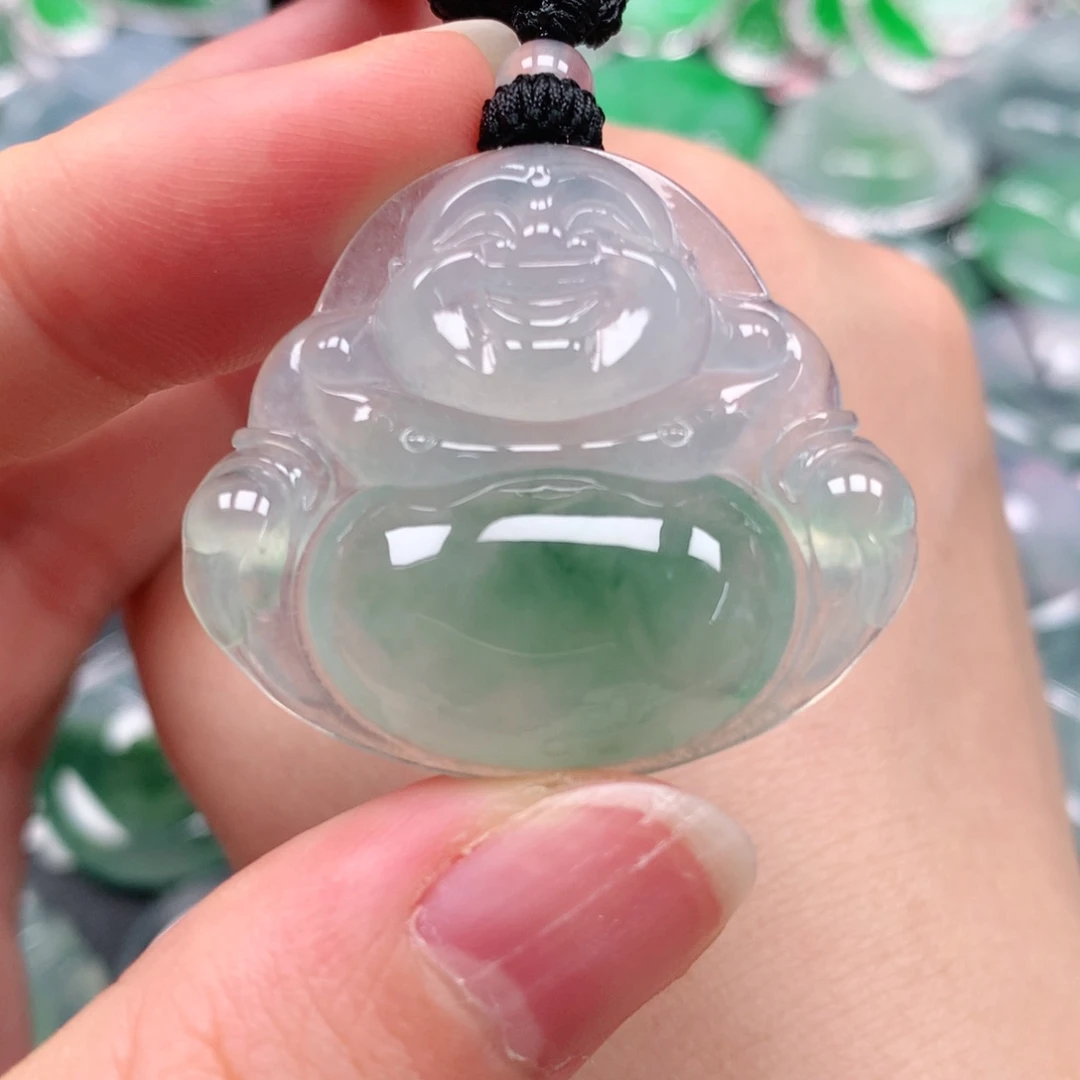 颈饰未镶嵌翡翠天然翡翠