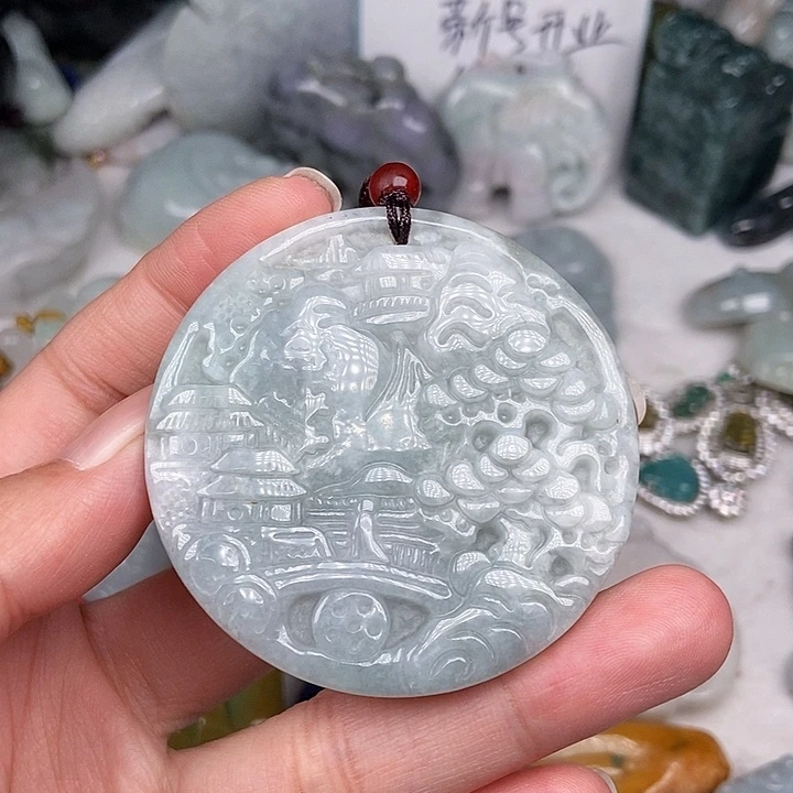 颈饰未镶嵌翡翠我