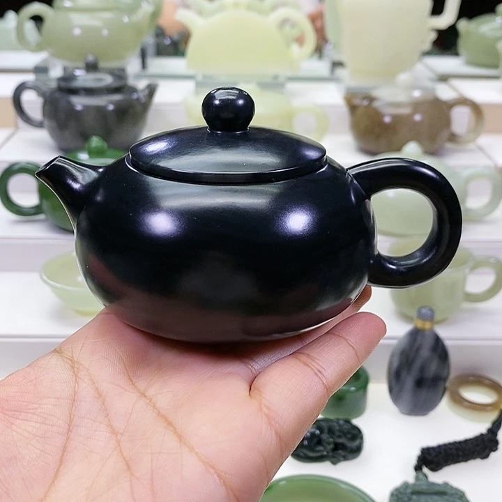 未镶嵌和田玉挂件茶壶