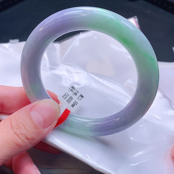 翡翠手镯未镶嵌圆条55