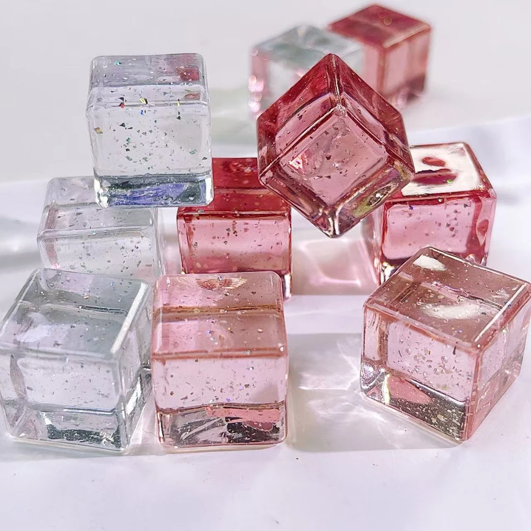 【云霞三叠-三选一】炫彩星空平面仿真冰块1.8cm