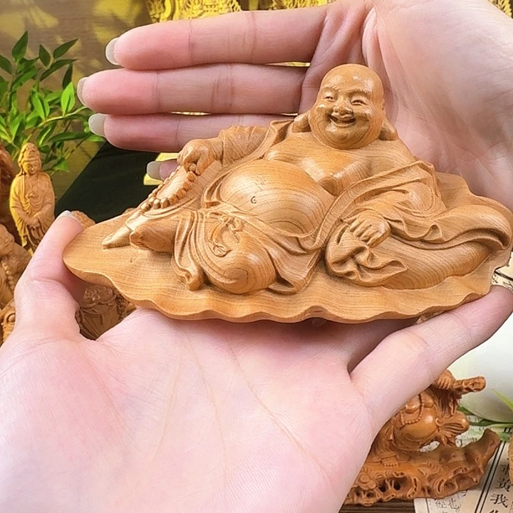 柏木（崖柏）荷叶弥勒经典款