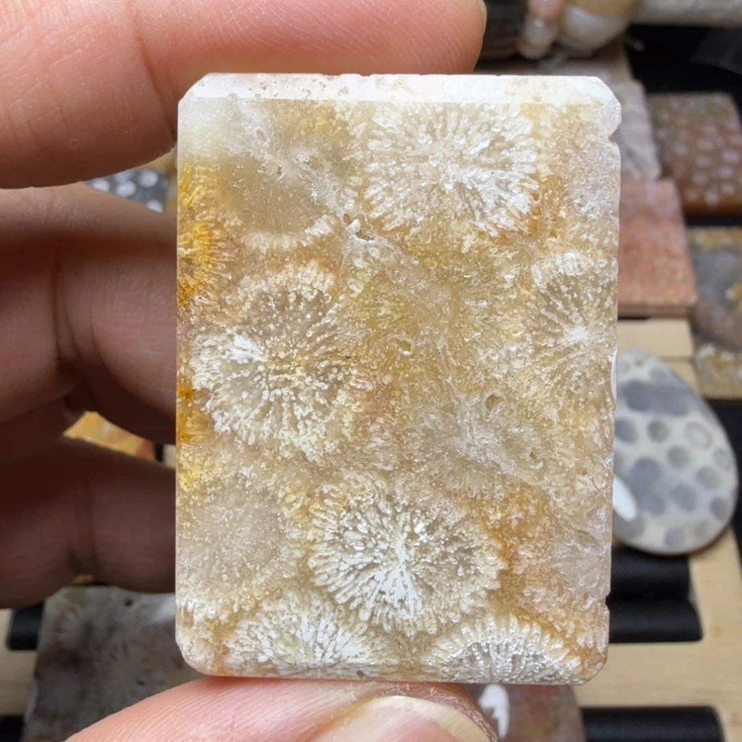 硅化玉未镶嵌纯天然色有机玉石保真色